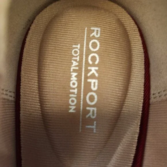 Rockport Total Motion 75mm Pointy Toe Pumps. Red. NIB. Size 8.5. Leather - Picture 5 of 12